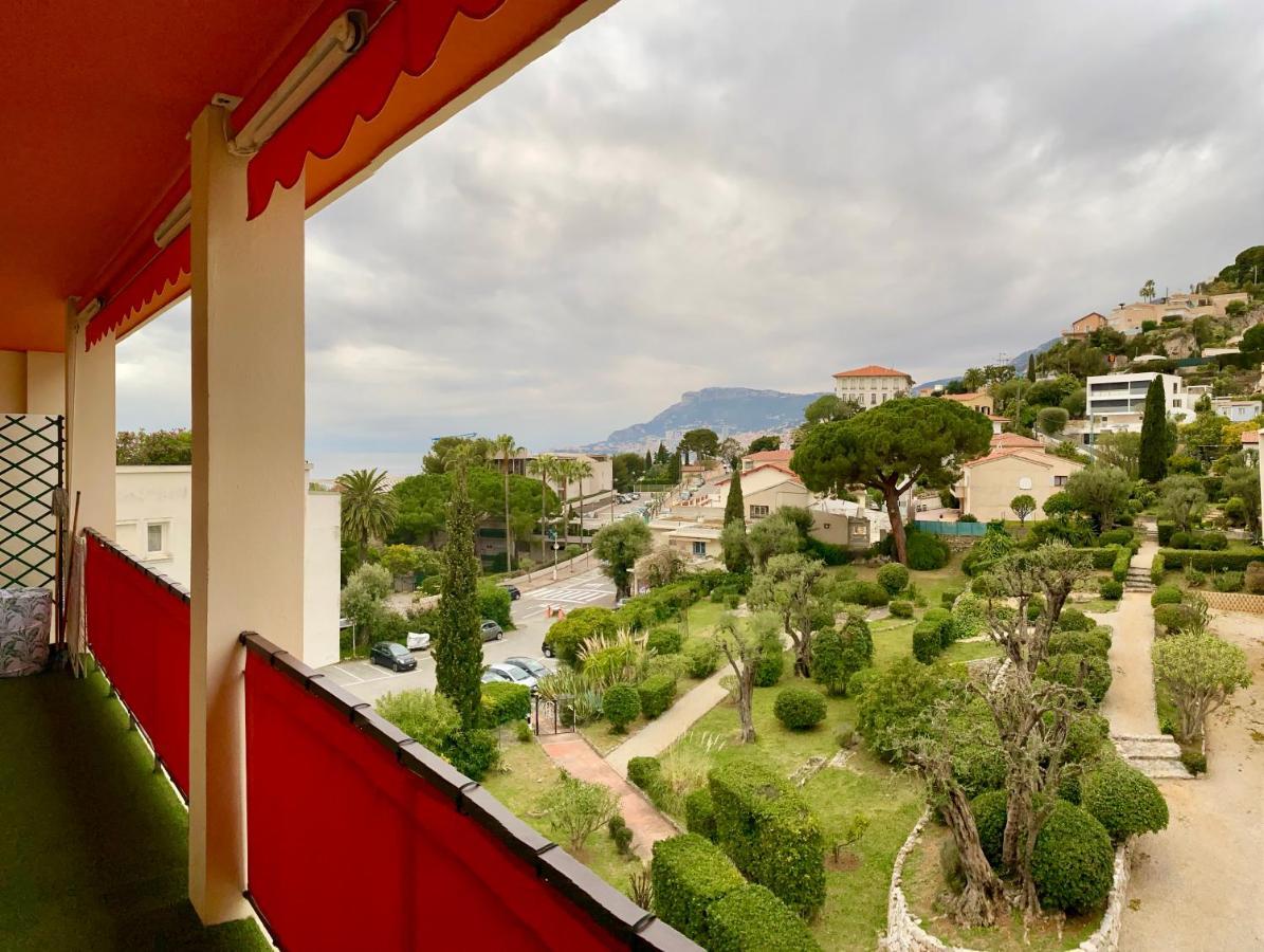 Charmant 2 Pieces Vue Sur Mer Et Monte-Carlo A Roquebrune Cap Martin Exteriör bild