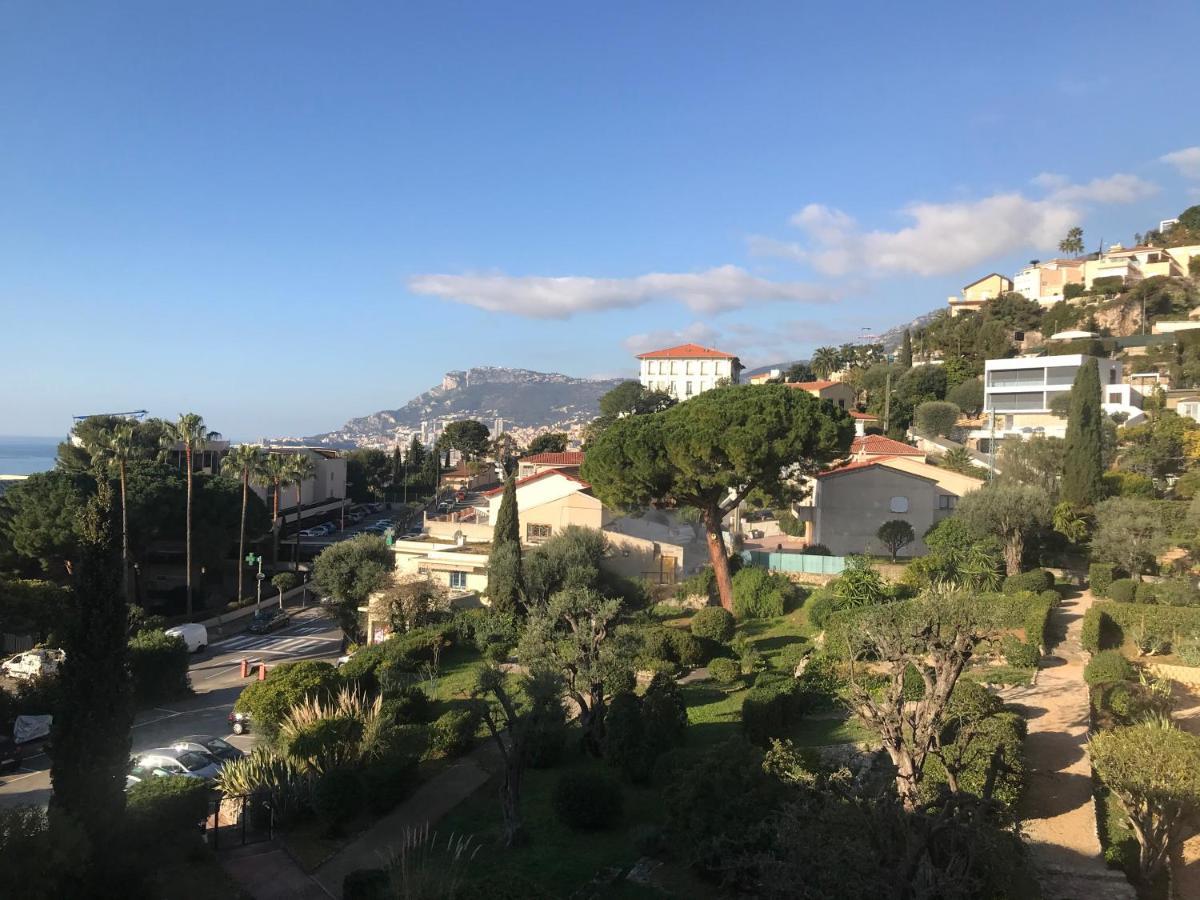 Charmant 2 Pieces Vue Sur Mer Et Monte-Carlo A Roquebrune Cap Martin Exteriör bild