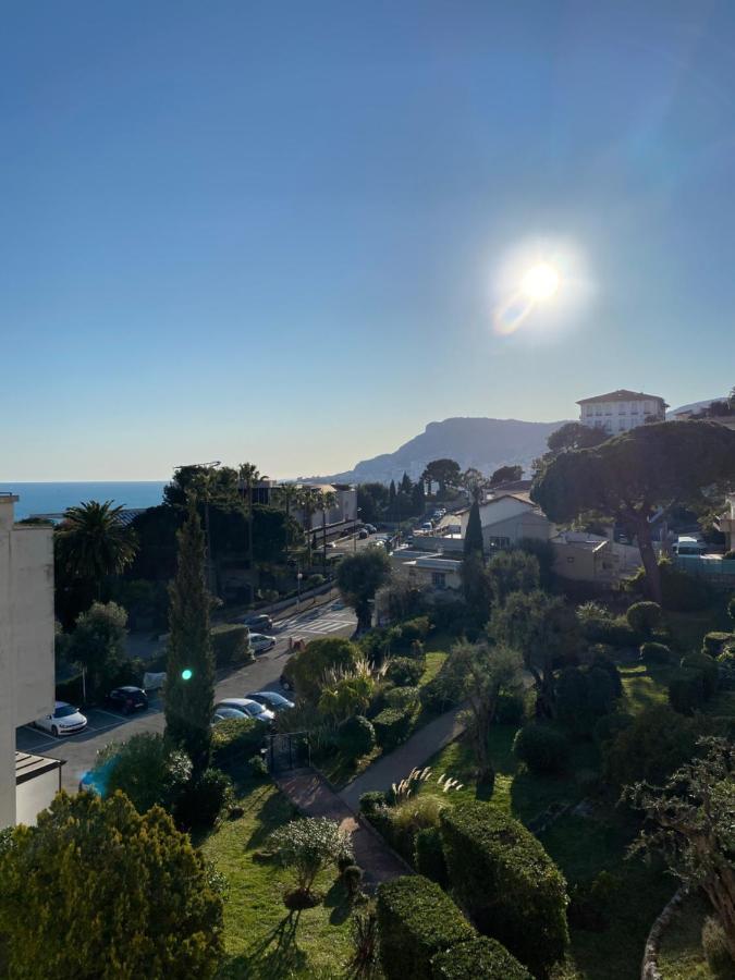 Charmant 2 Pieces Vue Sur Mer Et Monte-Carlo A Roquebrune Cap Martin Exteriör bild